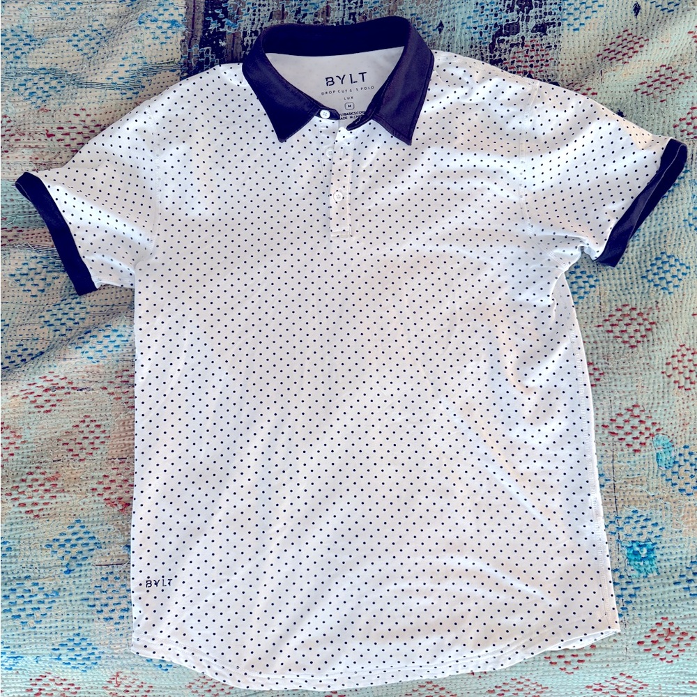 BYLY drop cut golf polo
